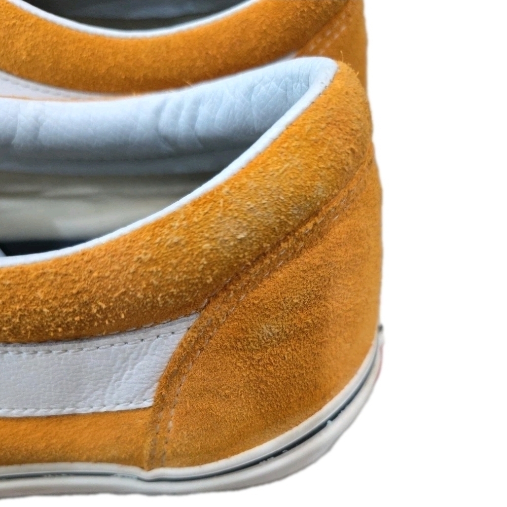 219 Vans Bold Ni Suede Low Top Sneakers Orange Zinna Men's Size 13 - Picture 9 of 14